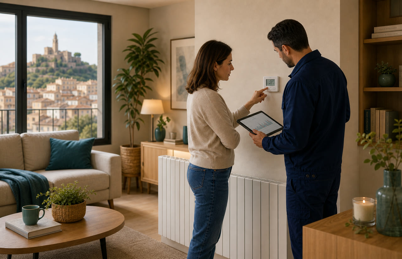 Sistema de calefacción eficiente para vivienda con radiadores para la guía: ¿Funciona la aerotermia con radiadores existentes?