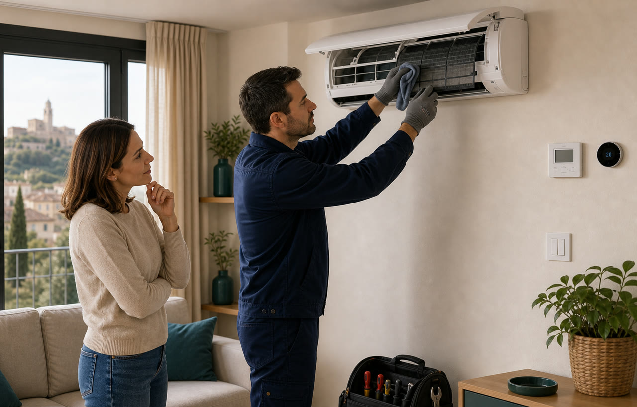Mantenimiento de split de aire acondicionado para mejorar rendimiento para la guía: ¿Por qué el aire acondicionado no enfría bien?